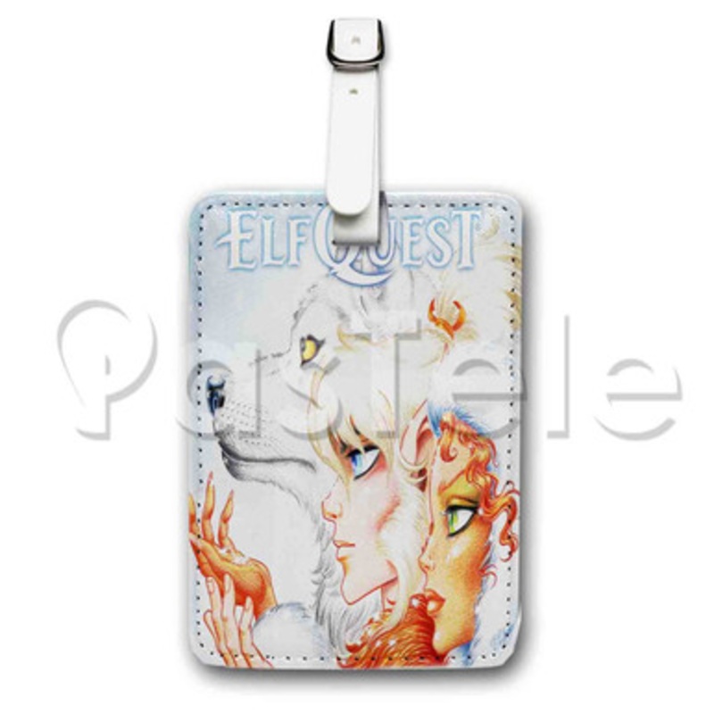 Elfquest Winter Special II Custom Luggage Tags PU Leather Travel Baggage Name ID Labels