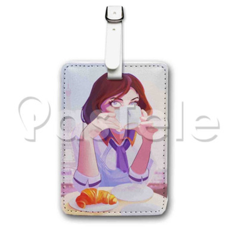 Elizabeth In Paris Bioshock Custom Luggage Tags PU Leather Travel Baggage Name ID Labels