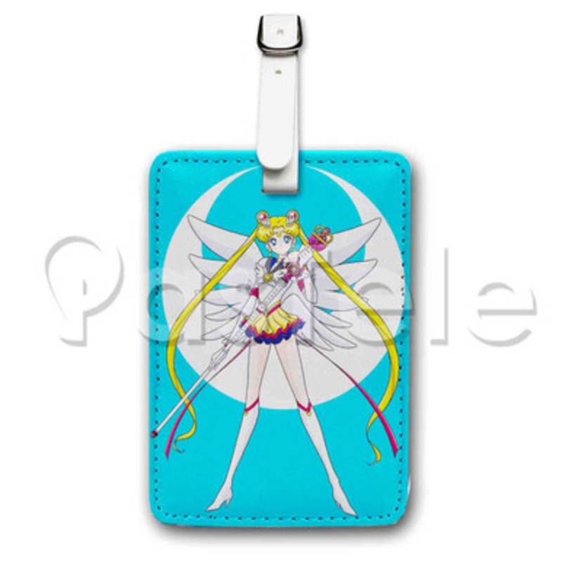 Eternal Sailor Moon Custom Luggage Tags PU Leather Travel Baggage Name ID Labels