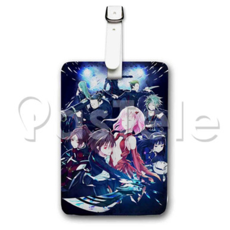 Guilty Crown Custom Luggage Tags PU Leather Travel Baggage Name ID Labels