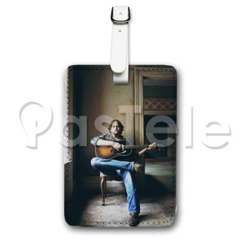 Hayes Carll Custom Luggage Tags PU Leather Travel Baggage Name ID Labels