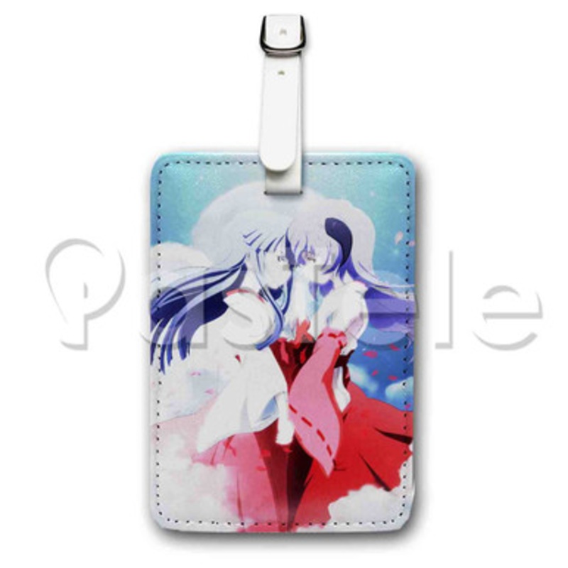 Higurashi No Naku Koro Ni Kai Custom Luggage Tags PU Leather Travel Baggage Name ID Labels