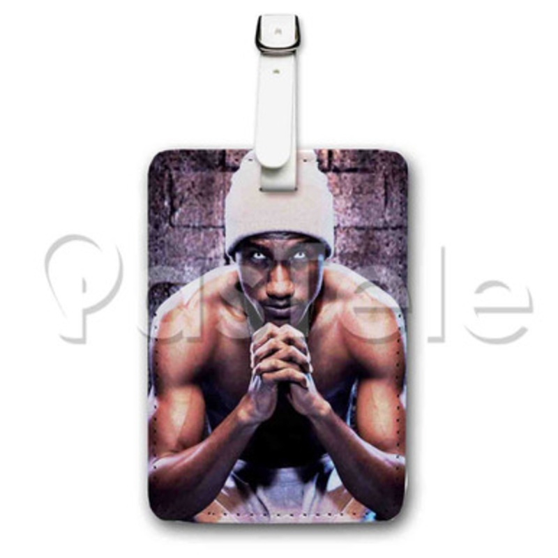 Hopsin Custom Luggage Tags PU Leather Travel Baggage Name ID Labels