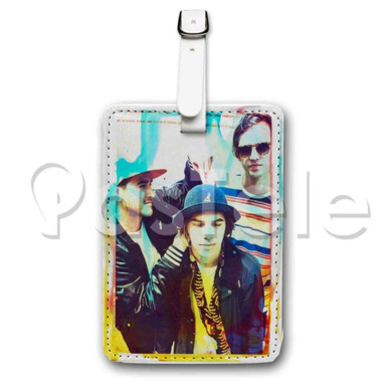 Jagwar Ma Custom Luggage Tags PU Leather Travel Baggage Name ID Labels