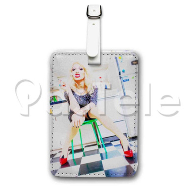 Jinkx Monsoon Custom Luggage Tags PU Leather Travel Baggage Name ID Labels