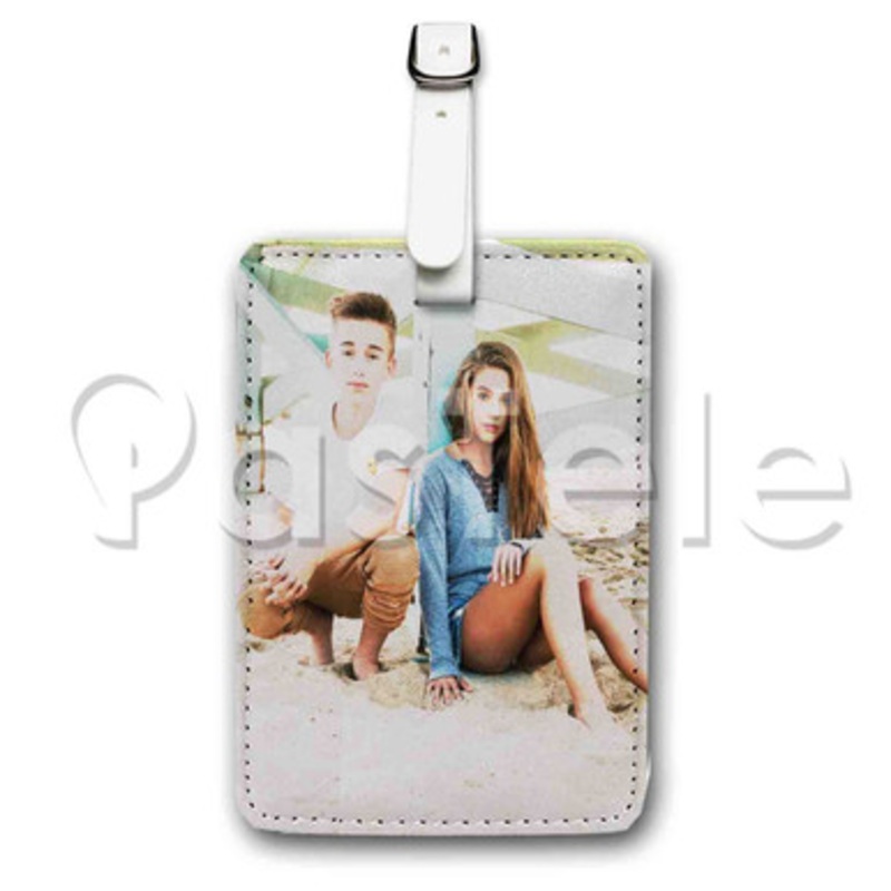 Johnny Orlando and Mackenzie Ziegler Custom Luggage Tags PU Leather Travel Baggage Name ID Labels