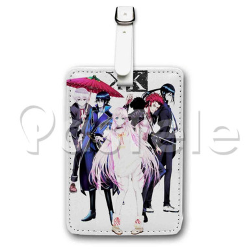K Anime Custom Luggage Tags PU Leather Travel Baggage Name ID Labels
