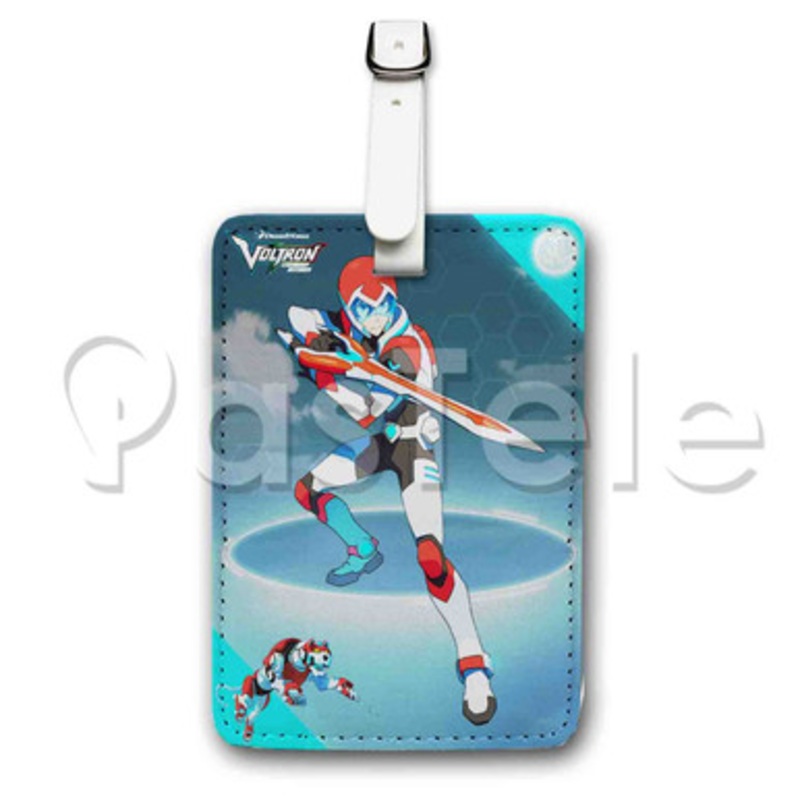 Keith Voltron Legendary Defender Custom Luggage Tags PU Leather Travel Baggage Name ID Labels