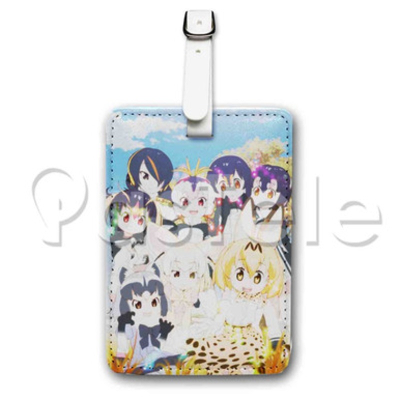 Kemono Friends Custom Luggage Tags PU Leather Travel Baggage Name ID Labels