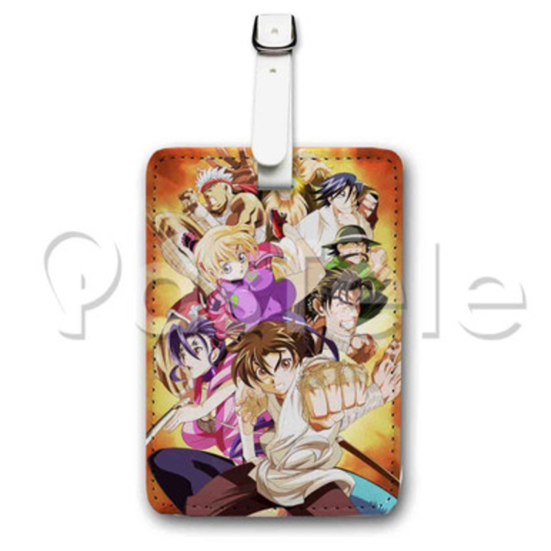 Kenichi The Mightiest Disciple Custom Luggage Tags PU Leather Travel Baggage Name ID Labels