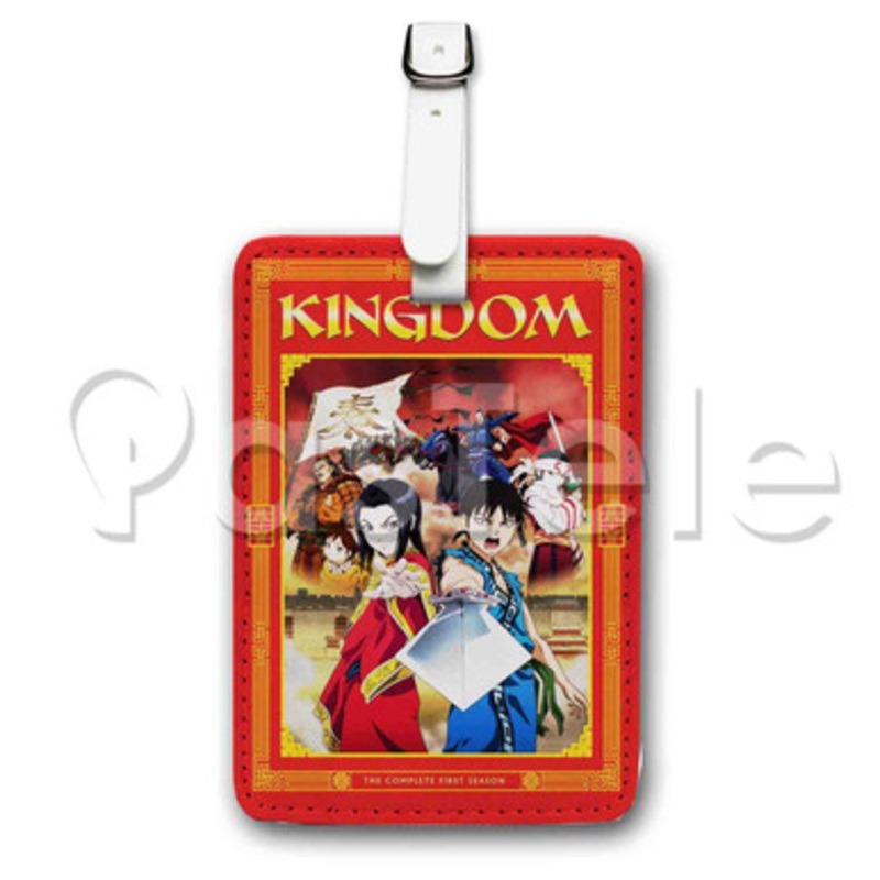 Kingdom Anime Custom Luggage Tags PU Leather Travel Baggage Name ID Labels