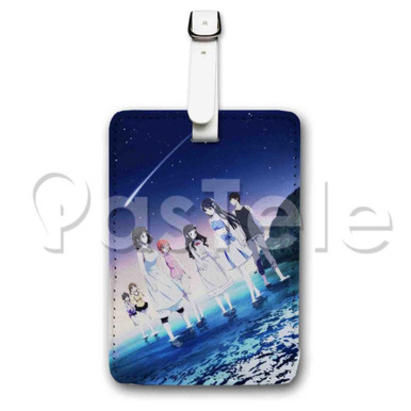 Mahouka Koukou no Rettousei Movie Hoshi wo Yobu Shoujo Custom Luggage Tags PU Leather Travel Baggage