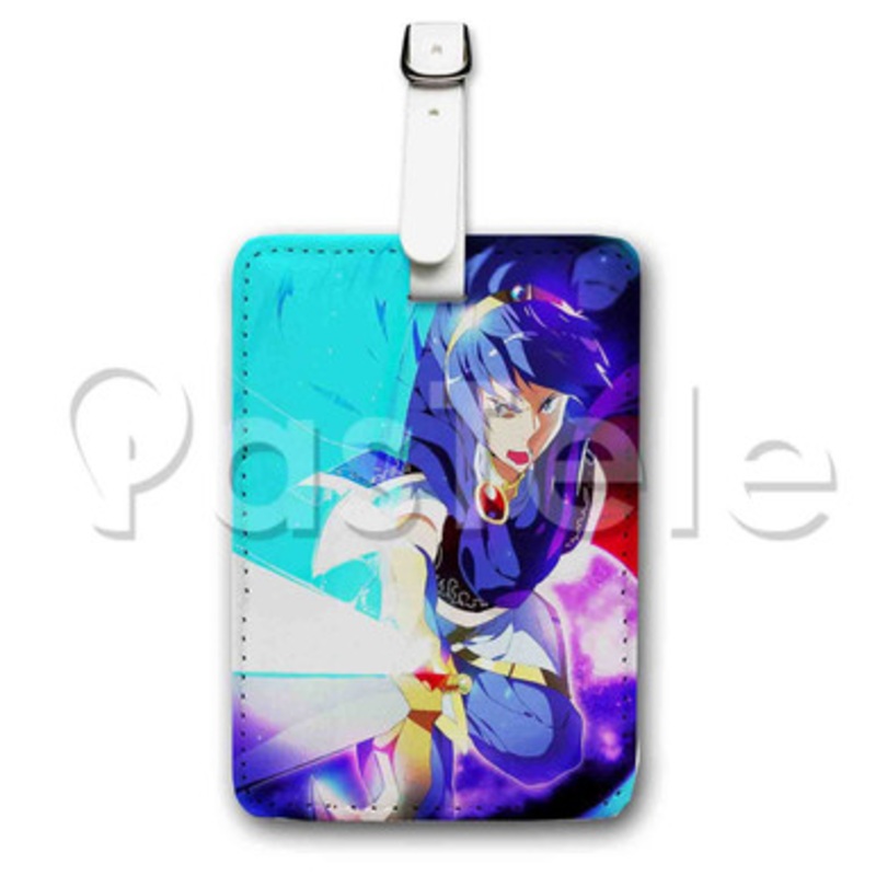 Marth Fire Emblem Custom Luggage Tags PU Leather Travel Baggage Name ID Labels