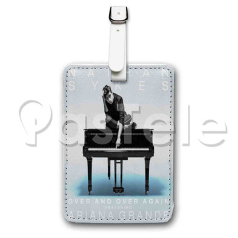Nathan Sykes Over And Over Again Custom Luggage Tags PU Leather Travel Baggage Name ID Labels