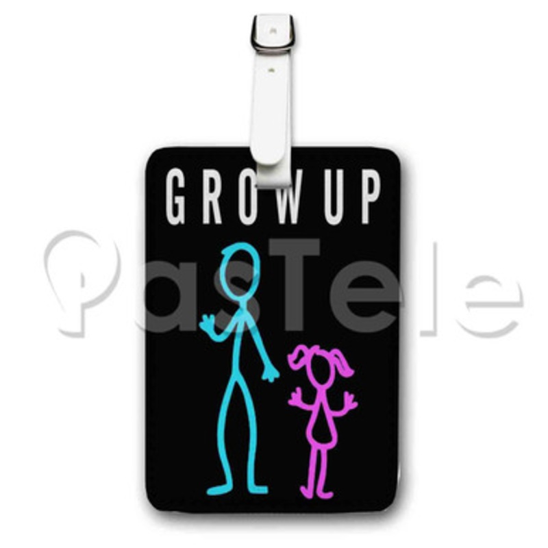 Olly Murs Grow Up Custom Luggage Tags PU Leather Travel Baggage Name ID Labels