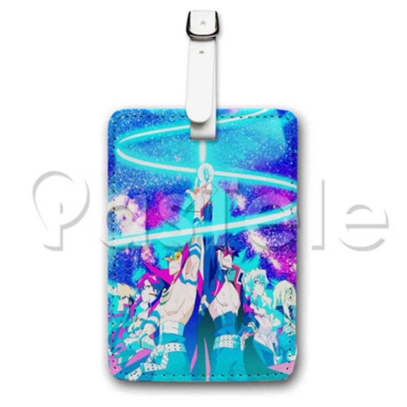 Tengen Toppa Gurren Lagann 2 Custom Luggage Tags PU Leather Travel Baggage Name ID Labels