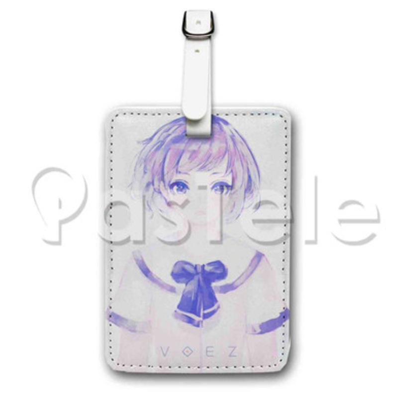 VOEZ Custom Luggage Tags PU Leather Travel Baggage Name ID Labels
