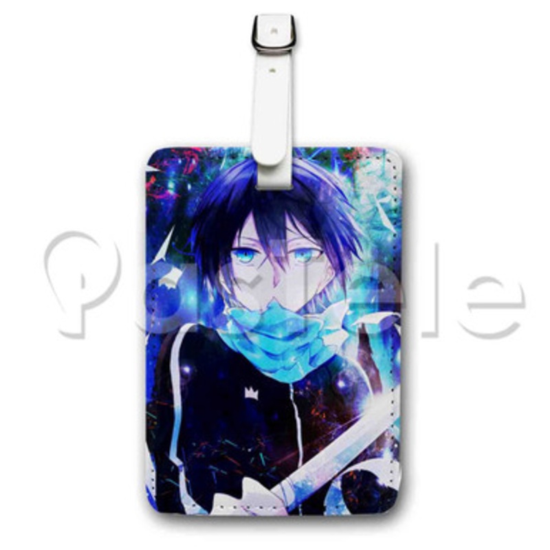 Yato Noragami Custom Luggage Tags PU Leather Travel Baggage Name ID Labels