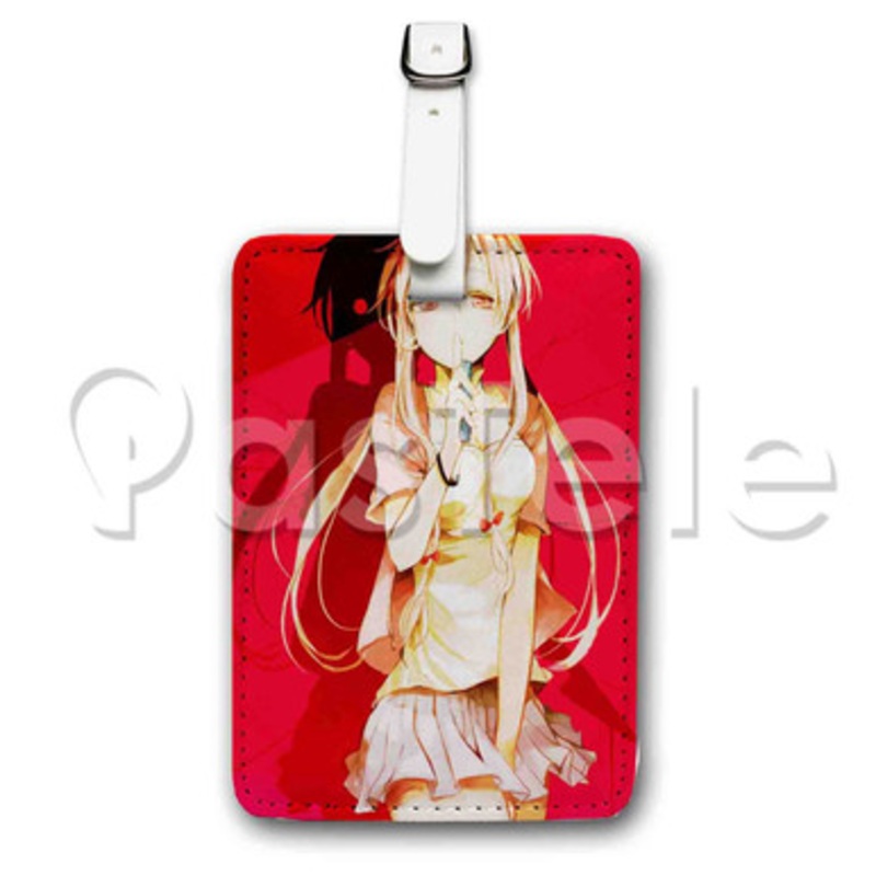 Yuno Gasai Future Diary Custom Luggage Tags PU Leather Travel Baggage Name ID Labels