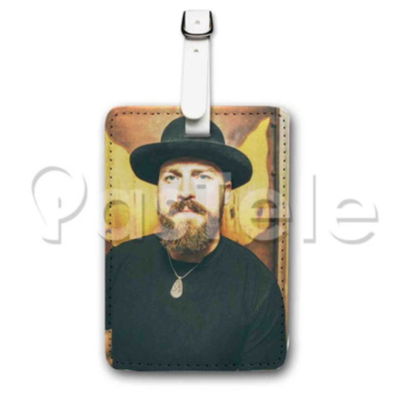 Zac Brown Custom Luggage Tags PU Leather Travel Baggage Name ID Labels