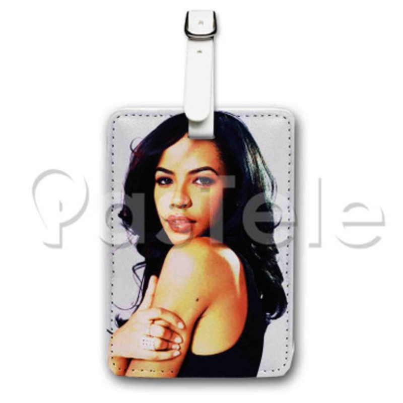 Aaliyah Custom Luggage Tags PU Leather Travel Baggage Name ID Labels