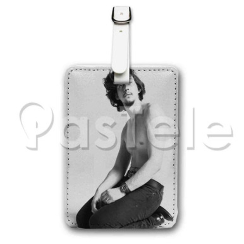 Adam Driver Custom Luggage Tags PU Leather Travel Baggage Name ID Labels