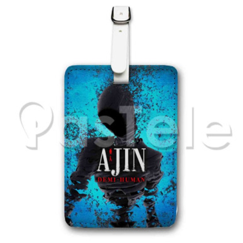 Ajin Demi Human Custom Luggage Tags PU Leather Travel Baggage Name ID Labels