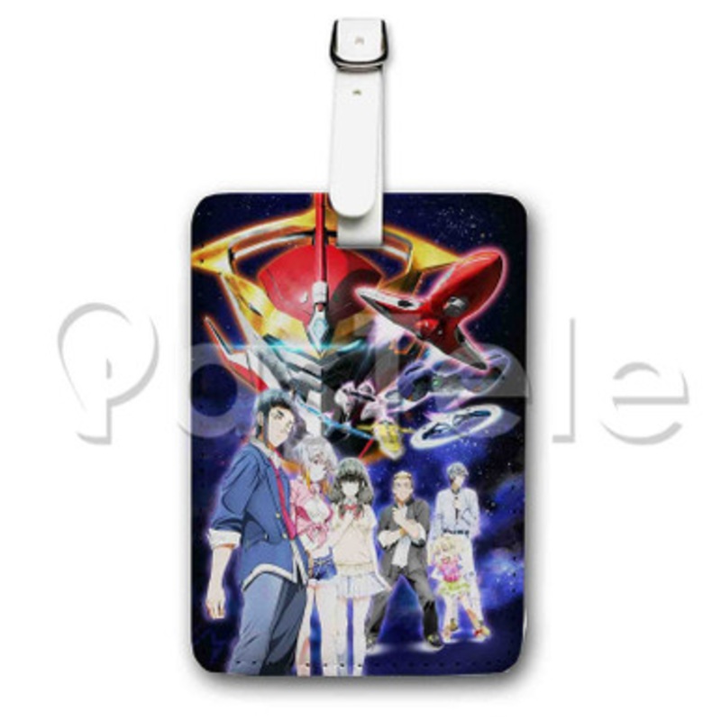 Aquarion Logos Custom Luggage Tags PU Leather Travel Baggage Name ID Labels