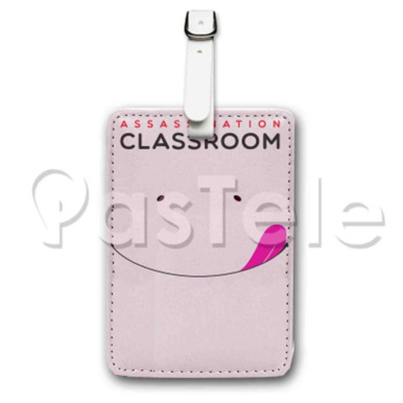 Assassination Classroom Custom Luggage Tags PU Leather Travel Baggage Name ID Labels