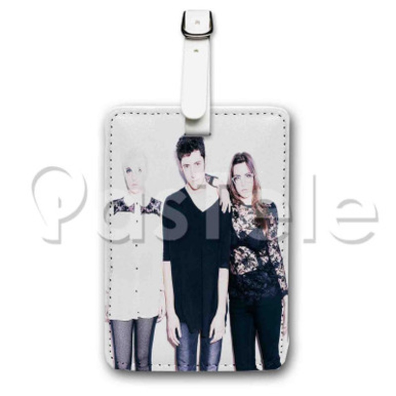Austra Custom Luggage Tags PU Leather Travel Baggage Name ID Labels