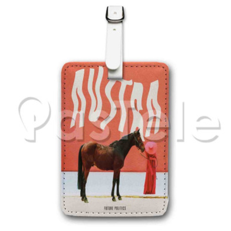 Austra Future Politics Custom Luggage Tags PU Leather Travel Baggage Name ID Labels