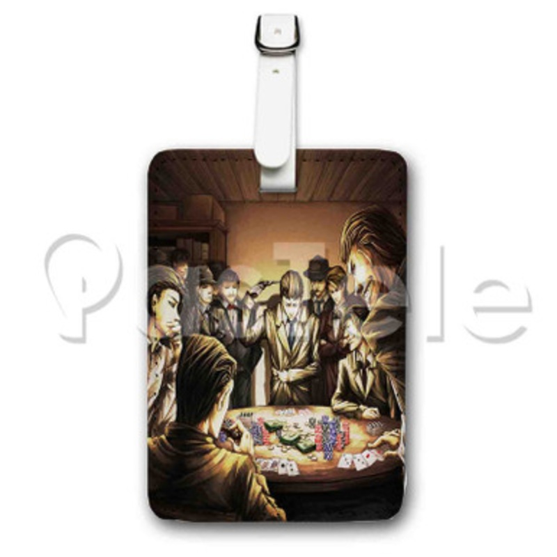Baccano Custom Luggage Tags PU Leather Travel Baggage Name ID Labels