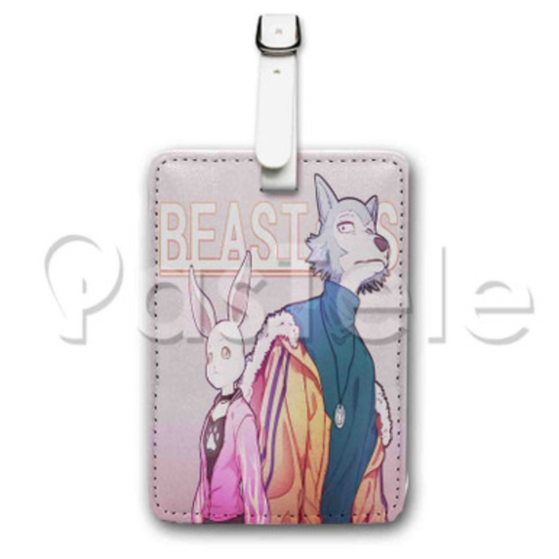 Beastars Custom Luggage Tags PU Leather Travel Baggage Name ID Labels