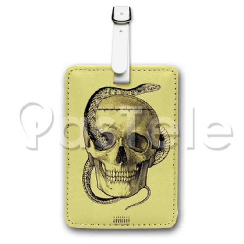 Beerbongs and Bentleys Post Malone Custom Luggage Tags PU Leather Travel Baggage Name ID Labels