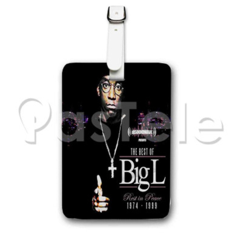 Big L Custom Luggage Tags PU Leather Travel Baggage Name ID Labels