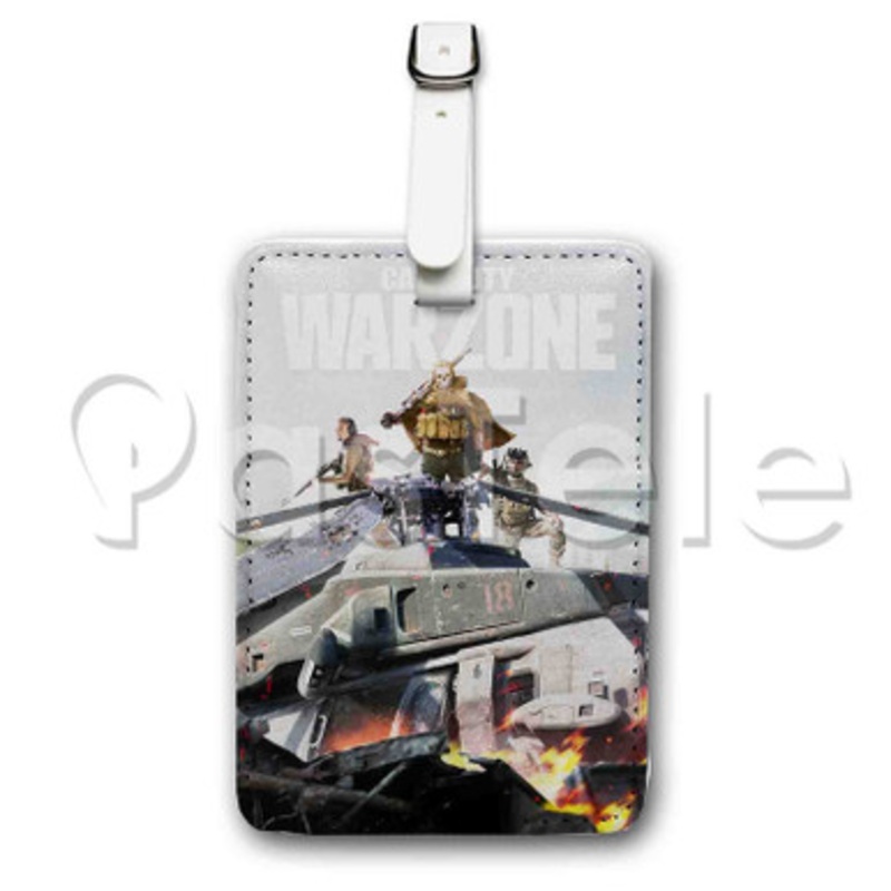 Call of Duty Warzone Custom Luggage Tags PU Leather Travel Baggage Name ID Labels