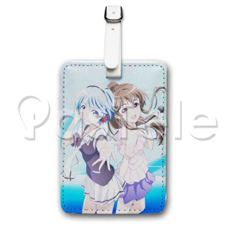 Fuuka 2 Custom Luggage Tags PU Leather Travel Baggage Name ID Labels