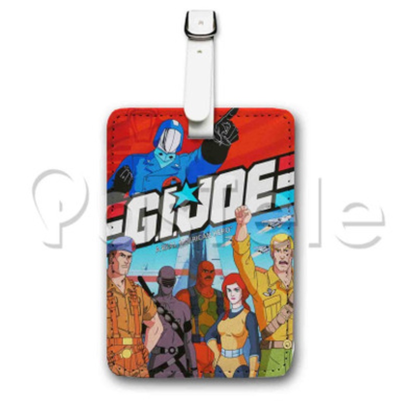 GI Joe A Real American Hero Custom Luggage Tags PU Leather Travel Baggage Name ID Labels