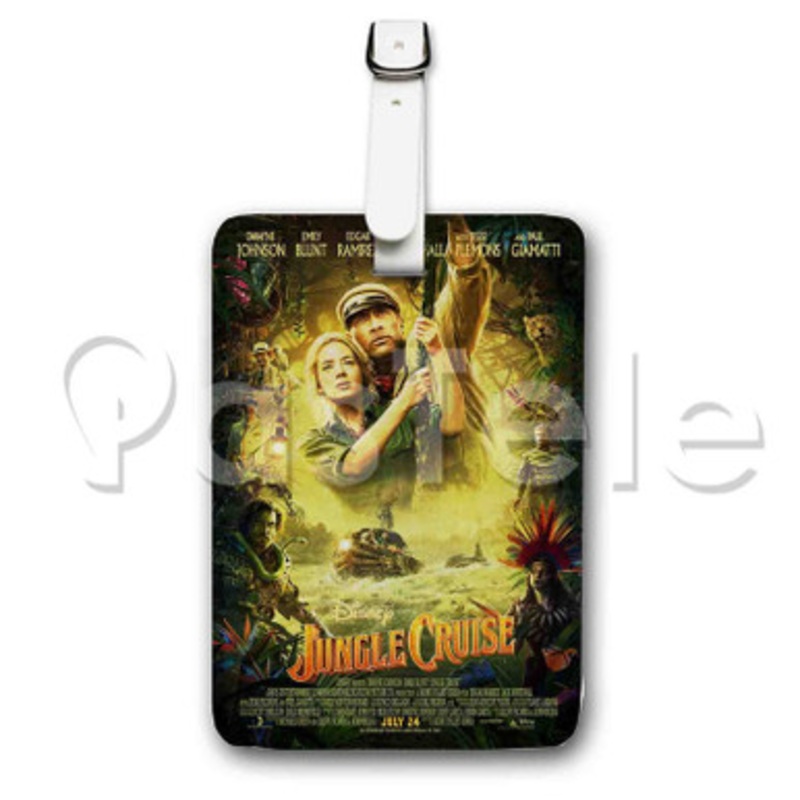 Jungle Cruise Custom Luggage Tags PU Leather Travel Baggage Name ID Labels