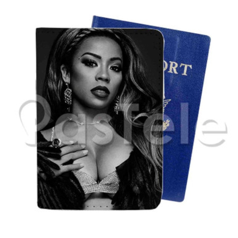 Keyshia Cole Custom Personalized PU Leather Passport Travel Baggage Cover