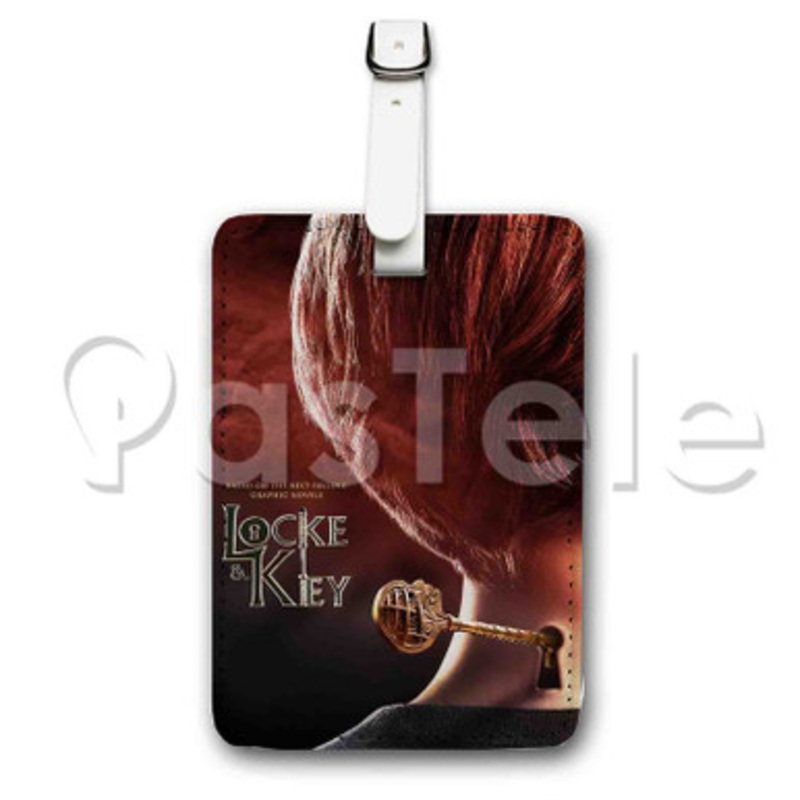 Locke and Key Custom Luggage Tags PU Leather Travel Baggage Name ID Labels