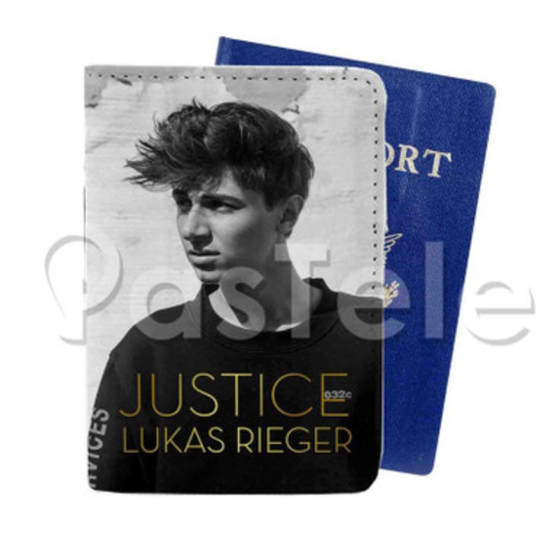 Lukas Rieger Custom Personalized PU Leather Passport Travel Baggage Cover