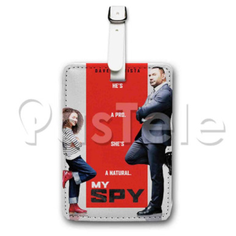 My Spy Custom Luggage Tags PU Leather Travel Baggage Name ID Labels