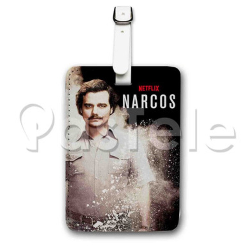 Narcos Custom Luggage Tags PU Leather Travel Baggage Name ID Labels