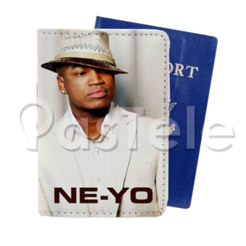 Ne Yo Custom Personalized PU Leather Passport Travel Baggage Cover