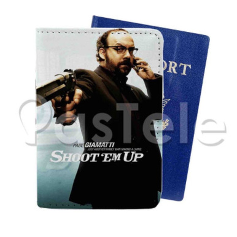 Shoot em Up Custom Personalized PU Leather Passport Travel Baggage Cover