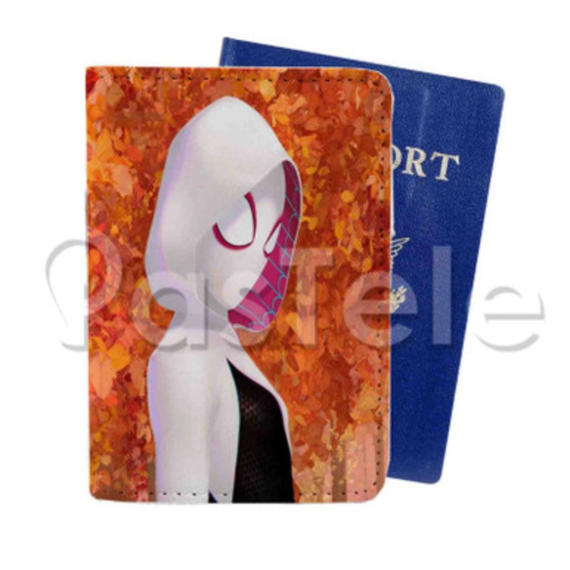 Spider Woman Custom Personalized PU Leather Passport Travel Baggage Cover