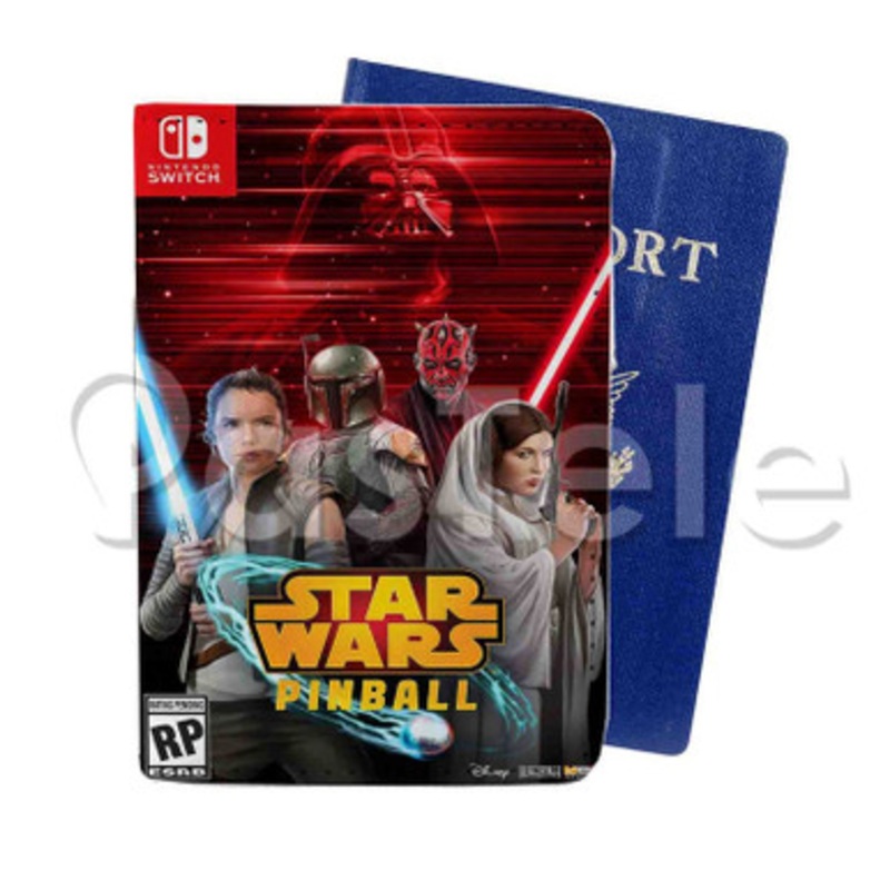 Star Wars Pinball Custom Personalized PU Leather Passport Travel Baggage Cover