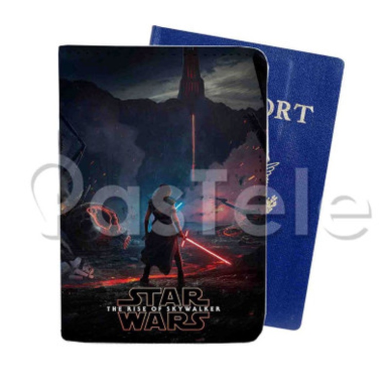 Star Wars The Rise of Skywalker Movie Custom Personalized PU Leather Passport Travel Baggage Cover