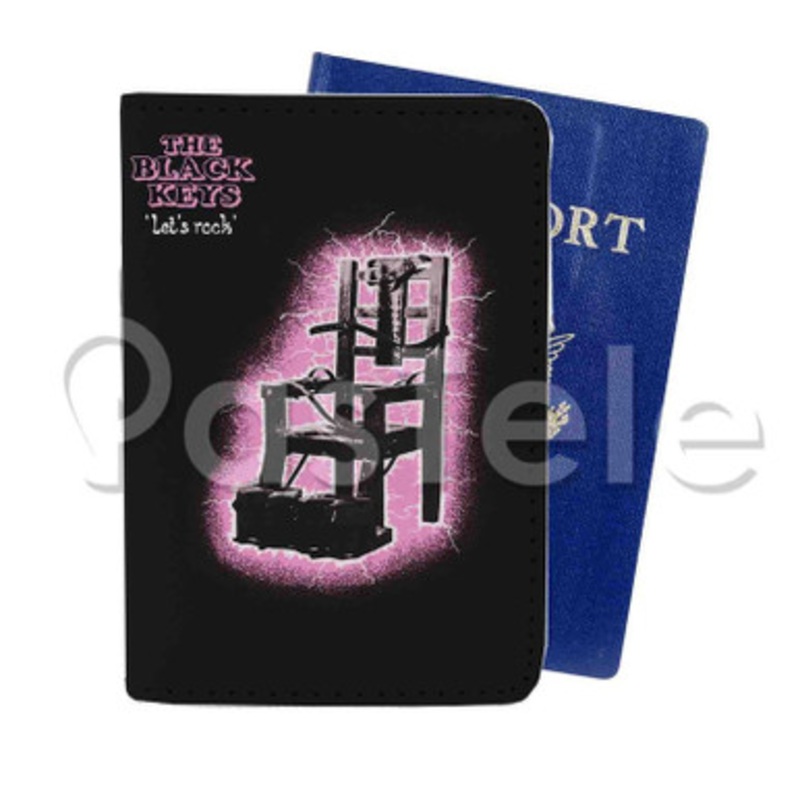 The Black Keys Let s Rock Custom Personalized PU Leather Passport Travel Baggage Cover